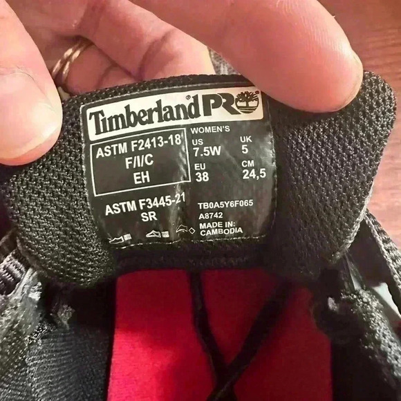 Timberland Pro Radius Knit Composite Safety Toe Work Shoe Sneaker Women’s 7.5 W - Picture 11 of 12